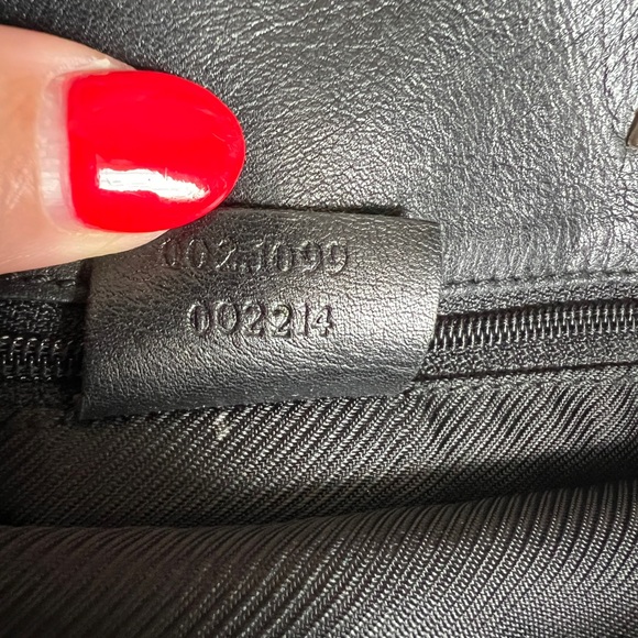 Gucci GG Canvas Bucket Tote in Black with Gold-tone Hardware VTG - Picture 6 of 16